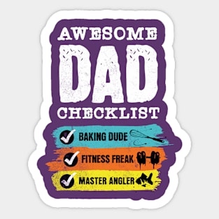 Awesome dad Sticker